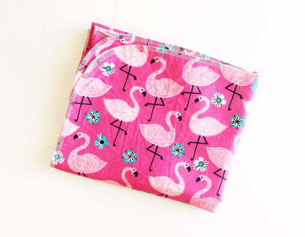 Pink Flamingos Swaddle