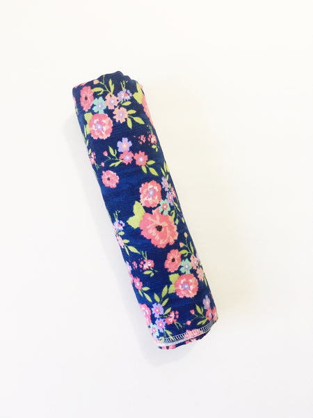 Rainbow Floral Swaddle