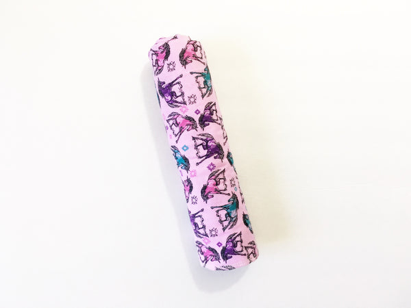 Rainbow Unicorn Flannel Swaddle