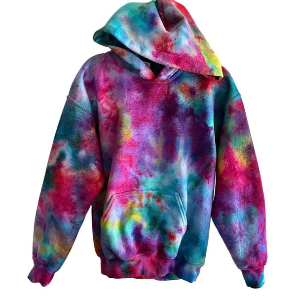 Tie Dye Youth Hoodie, Large