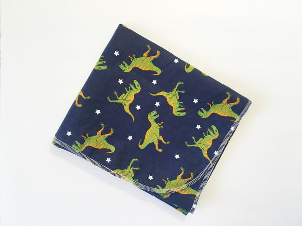 T-Rex Flannel Swaddle