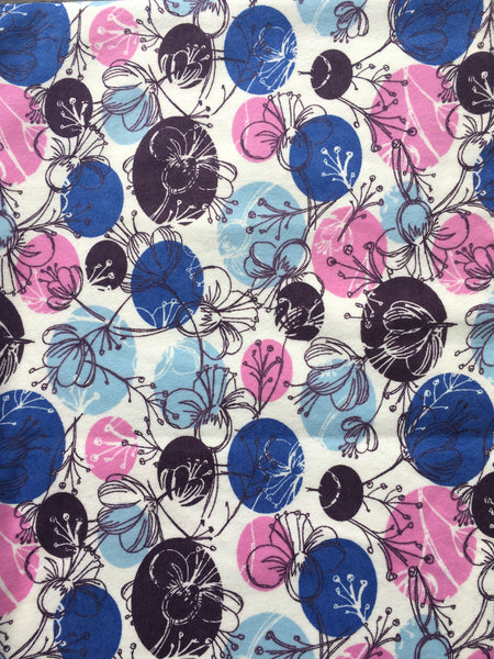 Trendy Floral Receiving Blanket