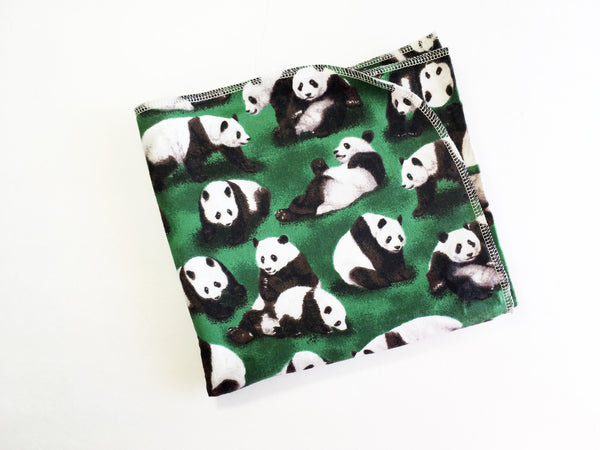 Panda Flannel Swaddle