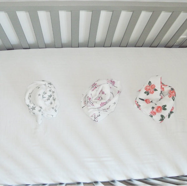 Organic Muslin Crib Sheet